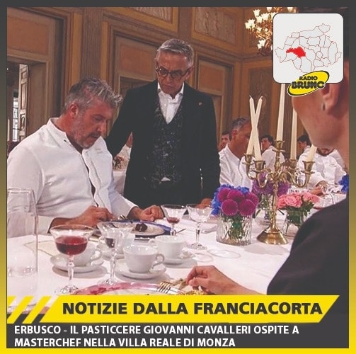 Il pasticcere Giovanni Cavalleri ospite a Masterchef nella Villa Reale di Monza