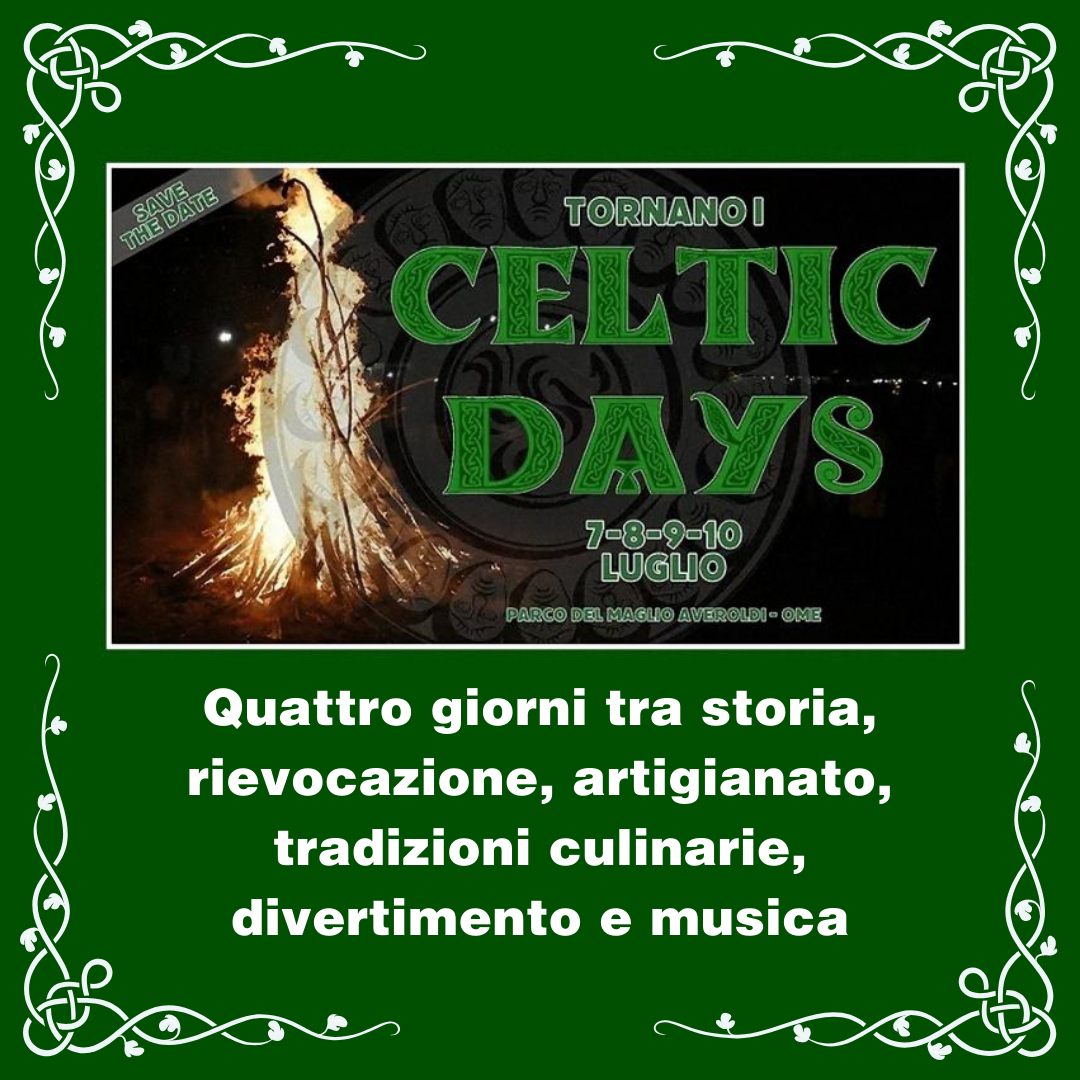 Tornano i Celtic Days a Ome presso il Parco del Maglio