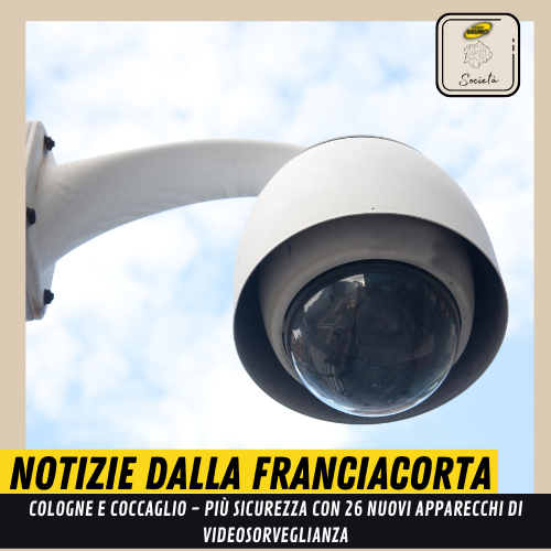 Coccaglio e Cologne investono 46 mila euro per l’acquisto di 26 telecamere di sorveglianza