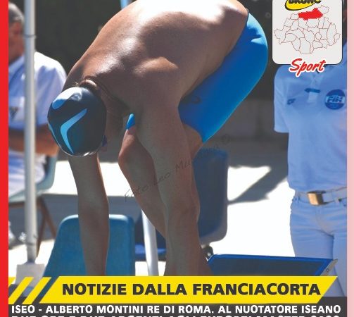 Iseo – Alberto Montini Re di Roma. Al nuotatore iseano due ori e due argenti agli Europei Master 2022