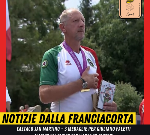 Giuliano Faletti grande protagonista ai Mondiali di Tiro con l’arco 3d a Terni