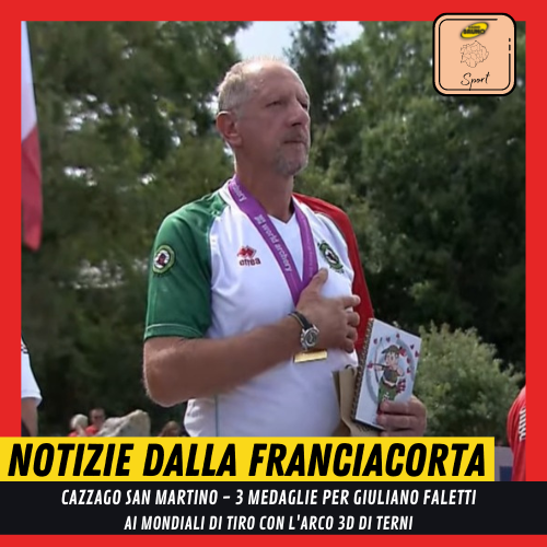 Giuliano Faletti grande protagonista ai Mondiali di Tiro con l’arco 3d a Terni