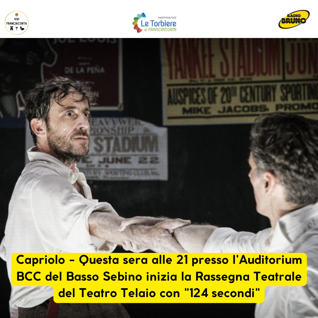 Torna la rassegna teatrale a Capriolo della BCC del Basso Sebino che ne affida la direzione artistica ed organizzativa a Teatro Telaio.