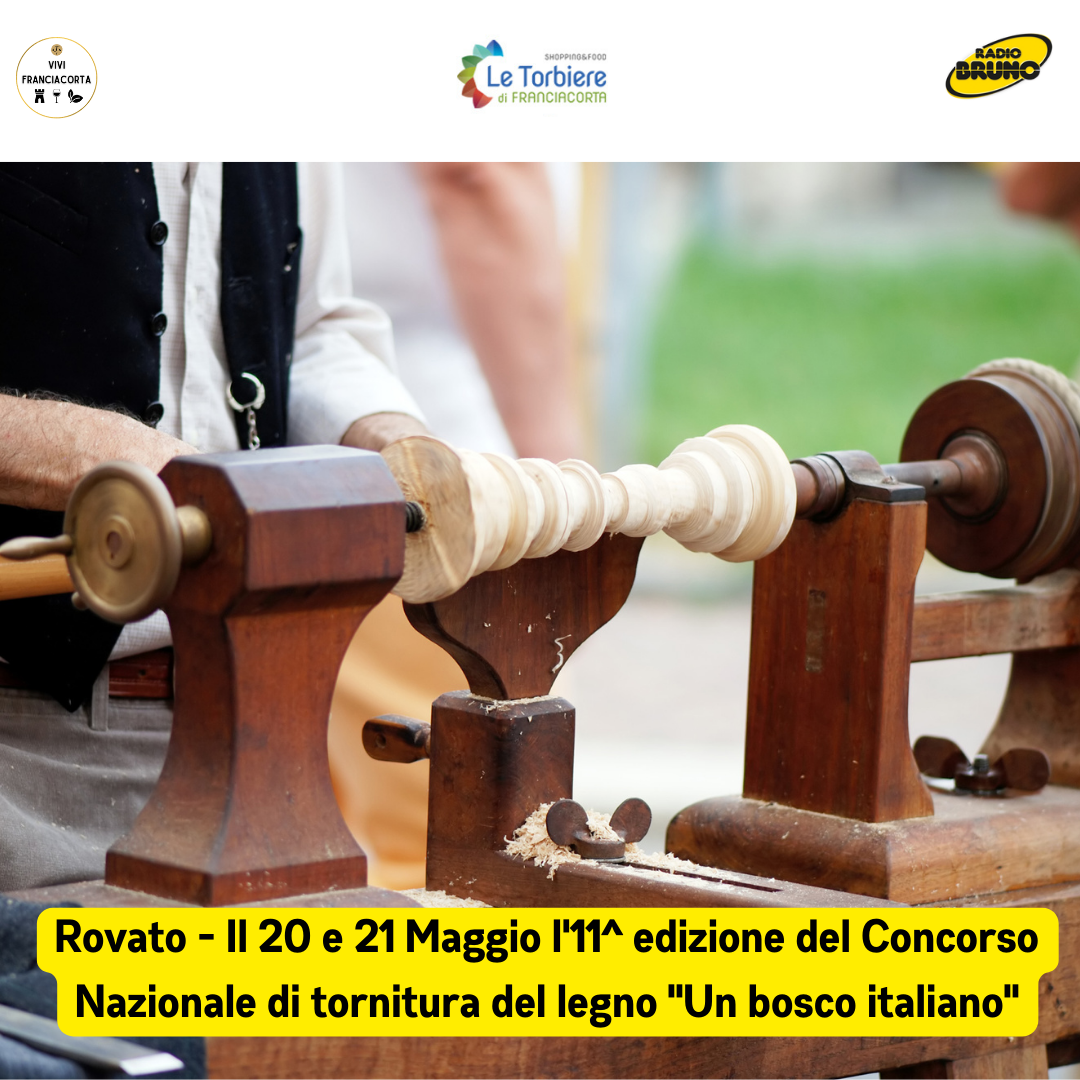 Il 20 e 21 Maggio a Rovato l’11° Concorso Nazionale di tornitura artistica del legno “Un bosco italiano”